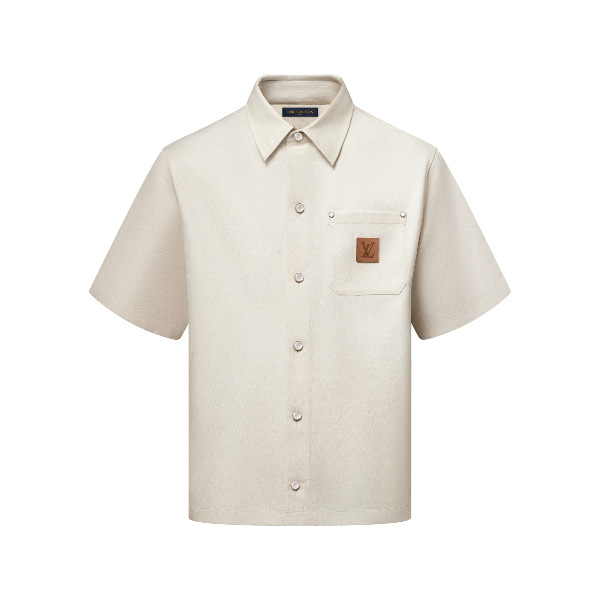 Camisa de Manga Curta em Mescla de Seda - Ready-to-Wear | LOUIS